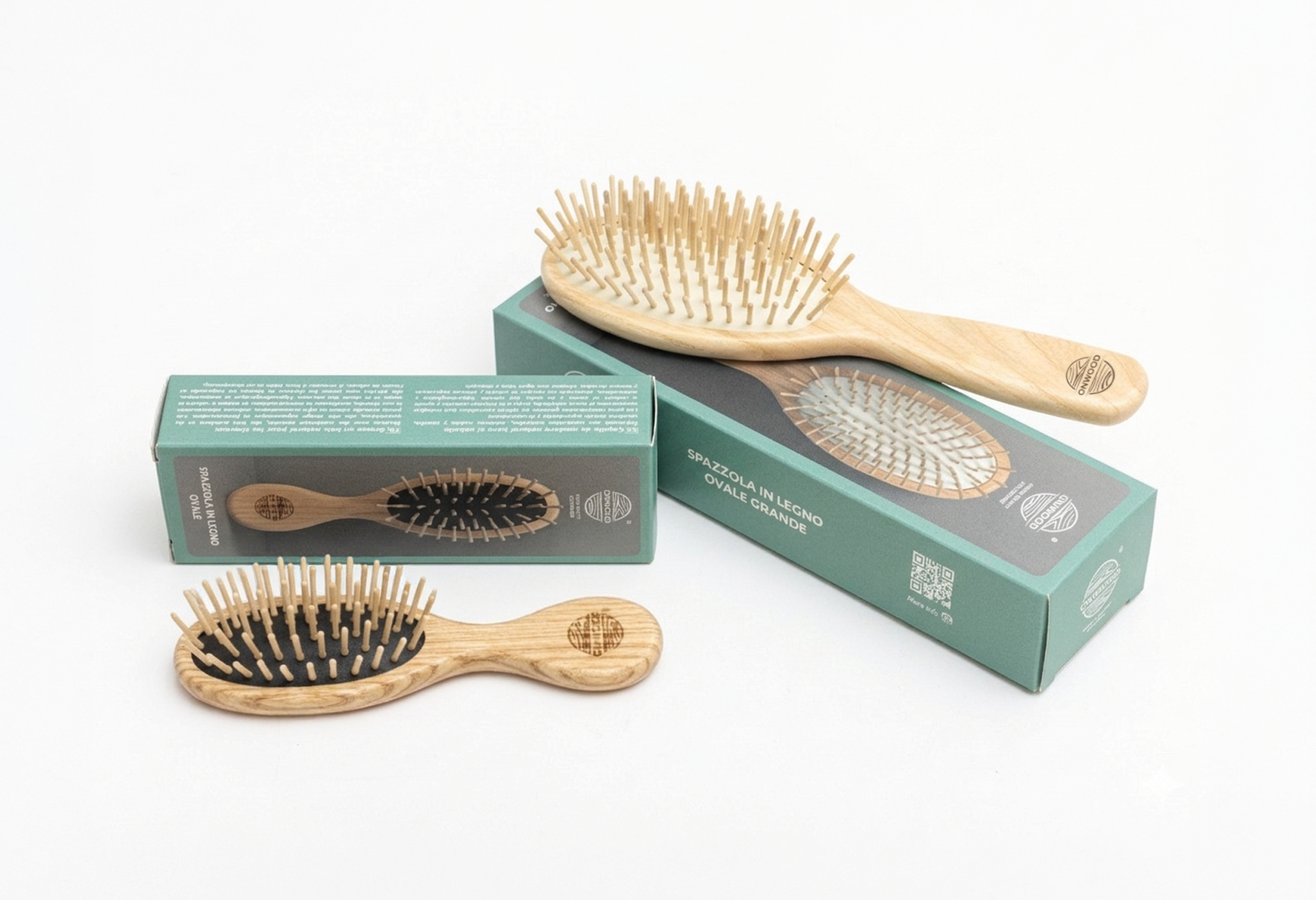 ONWOOD Spazzole in legno per capelli