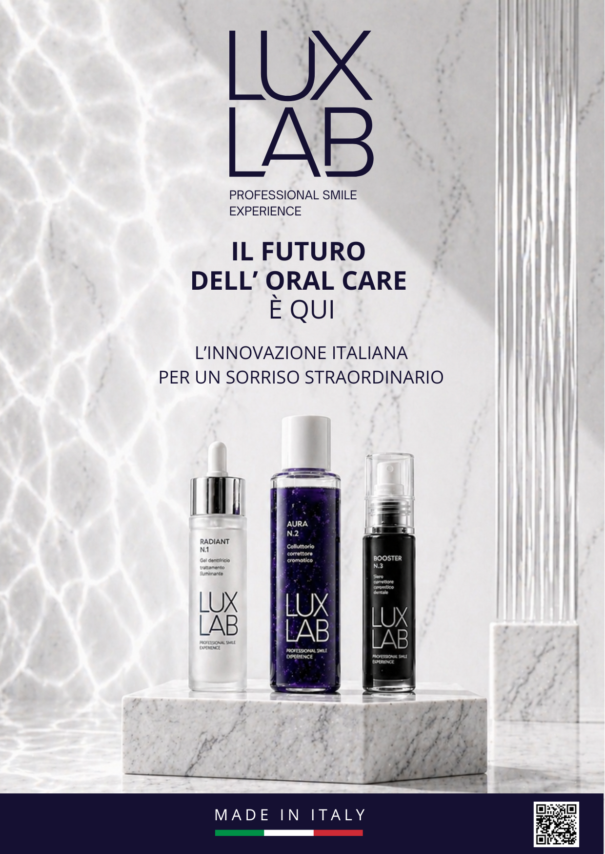 L'innovativa routine LUXLAB per il sorriso