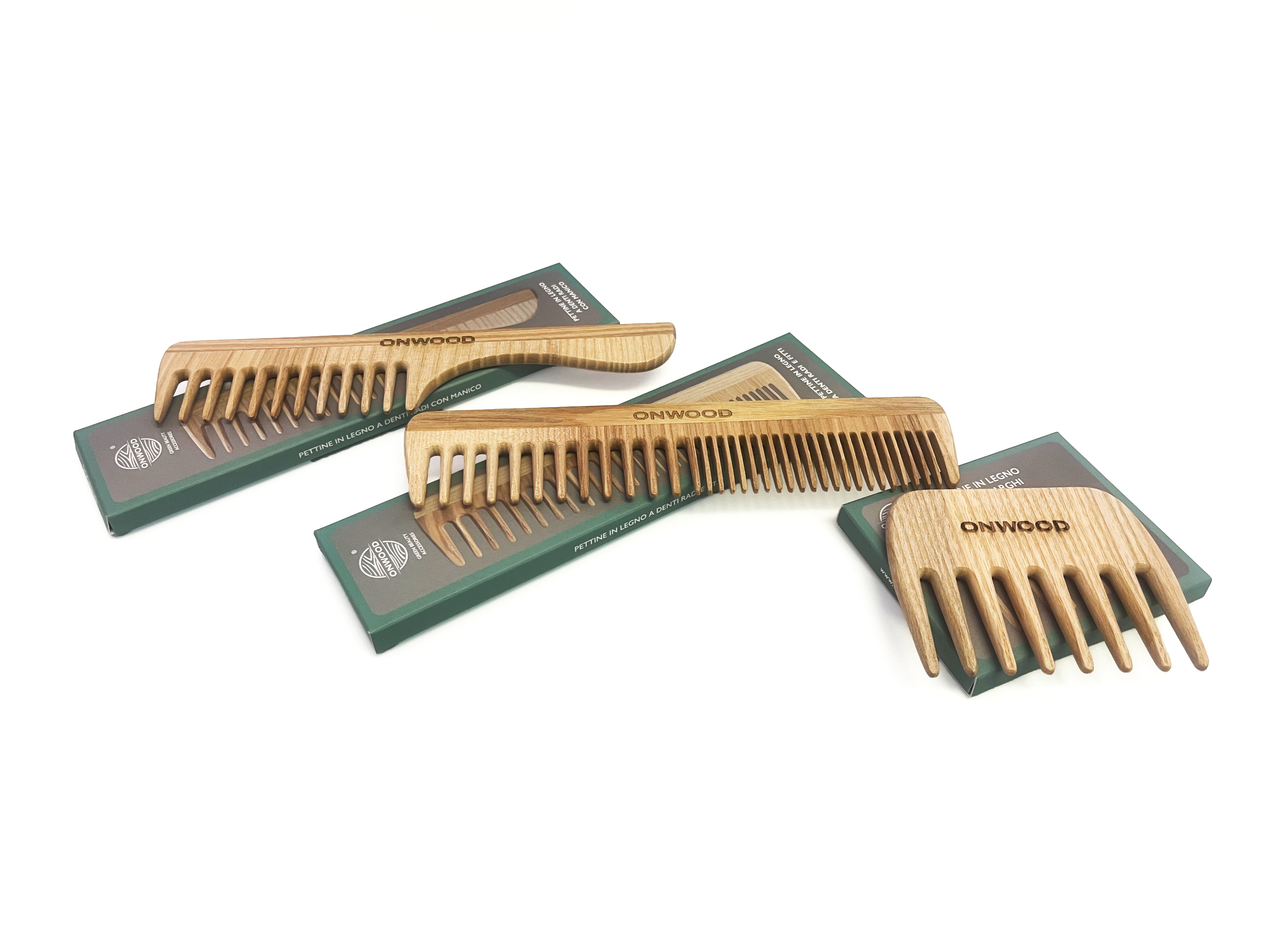 ONWOOD Pettini in legno per capelli