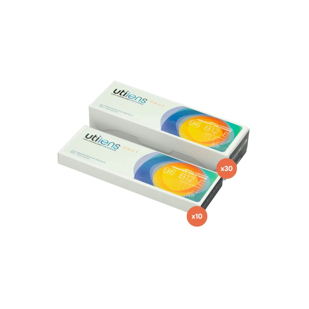 Lenti a contatto con vitamine Utilens